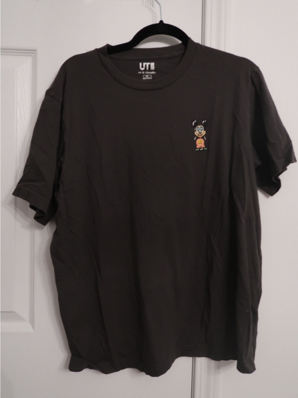 Uniqlo UT Black Short Sleeve Tee Disney Mickey by Steven Harrington